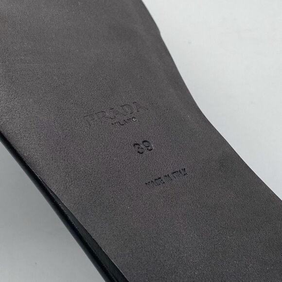 Prada Triangle Logo Slide Sandal size 39 - Picture 11 of 12